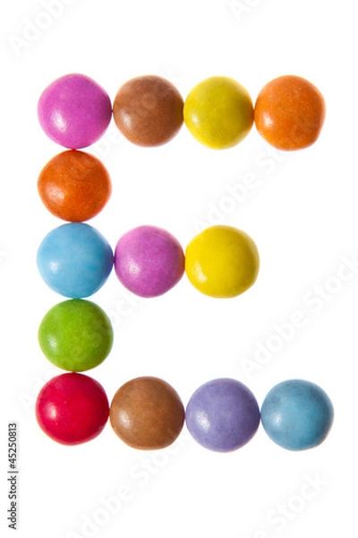 Obraz Schokolinsen ABC - E