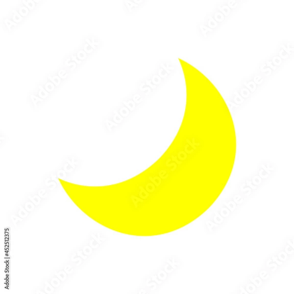 Fototapeta 三日月のイラスト