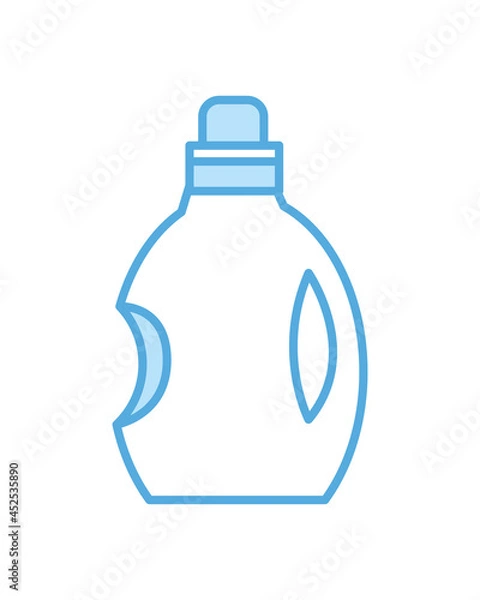 Obraz isolated bottle plastic detergent