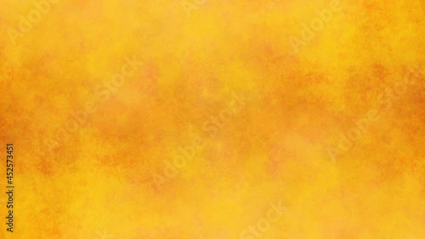 Fototapeta Abstract bright orange background concept painted grunge texture design, yellow and hot orange colors of fire
