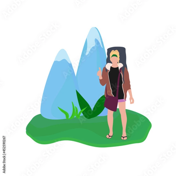 Obraz girl-with-backpack