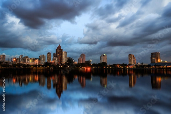 Obraz Cityscape with Reflection