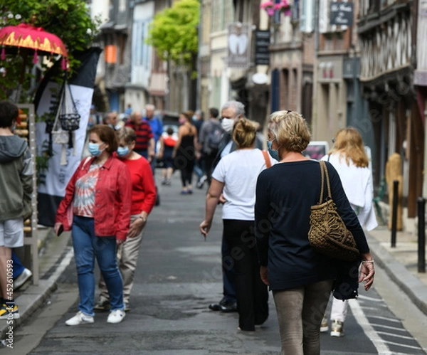 Obraz dans les ruelles d'honfleur