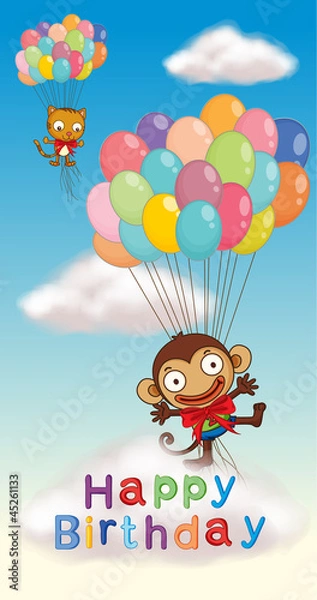 Obraz Happy birthday poster