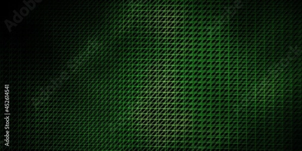 Fototapeta Dark Green, Yellow vector texture with lines.