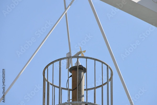 Obraz 鳥飼大橋の風向計