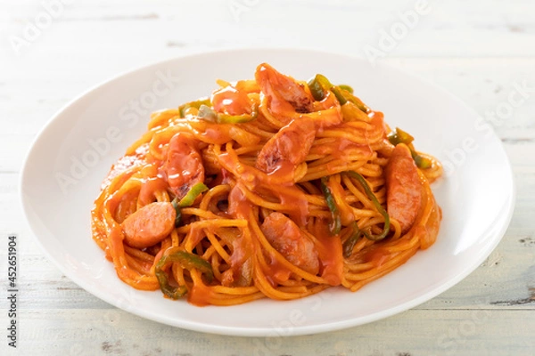 Fototapeta ナポリタンスパゲッティー