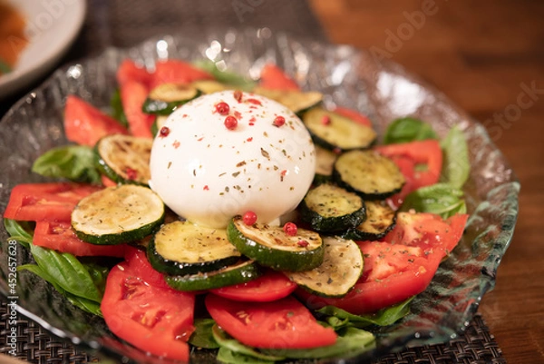 Obraz 日本の食卓,カプレーゼ,プラータ,モッツァレラ,