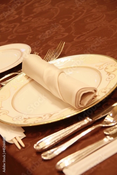 Obraz パーティーの食器