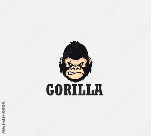 Obraz Gorilla mascot logo