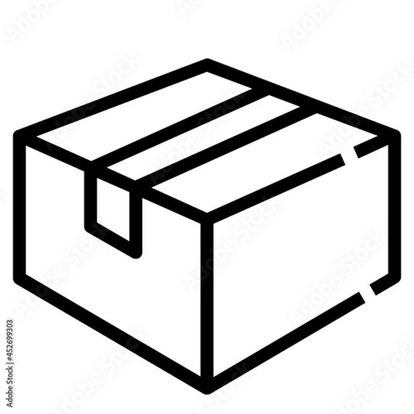 Obraz box line icon