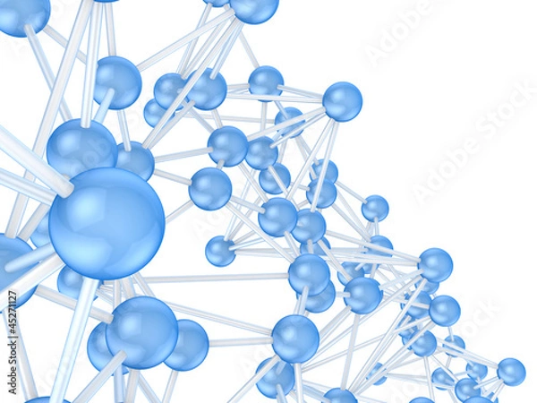 Obraz 3d moleculas.
