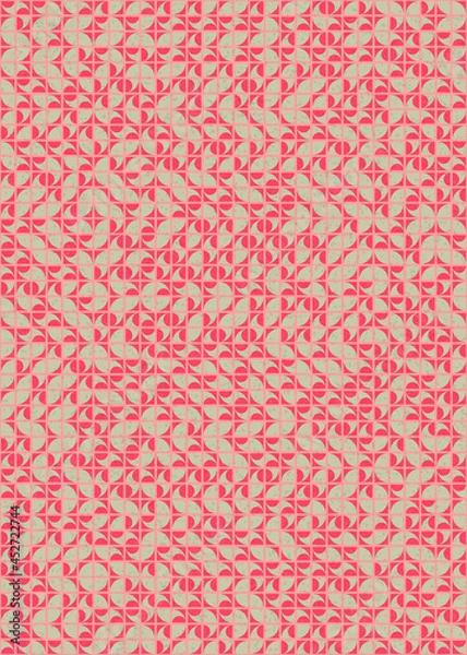 Fototapeta Abstract Geometric Pattern generative computational art illustration