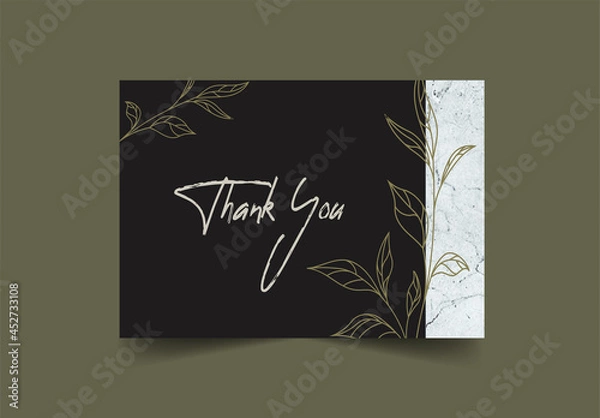 Obraz thank you card