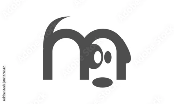 Obraz Concept logo dog