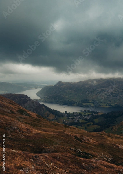 Obraz clouds over the mountains