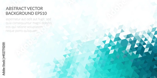 Obraz Abstract image with texture of light, triangles.