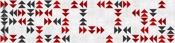 Fototapeta Abstract Geometric Pattern generative computational art illustration