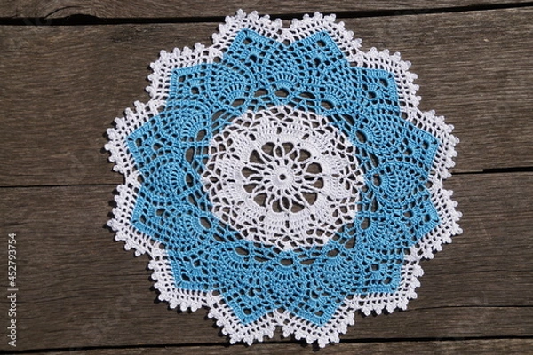 Obraz crocheted napkin