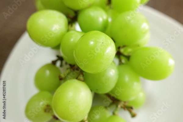 Obraz シャインマスカットのアップ