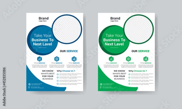 Fototapeta Creative  Business Flyer