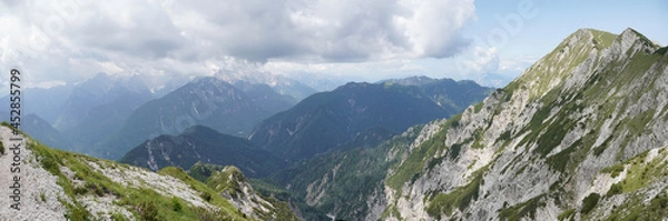 Fototapeta Wanderung auf den Mittagskogel nahe Faaker See