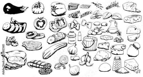 Obraz Mediterane Lebensmittel 1