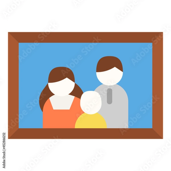 Obraz family flat icon