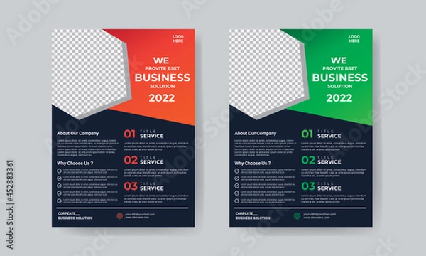 Obraz Corporate Flyer