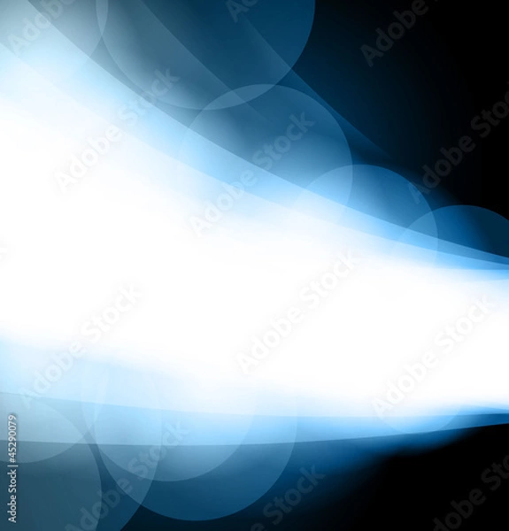 Fototapeta Blue lights background