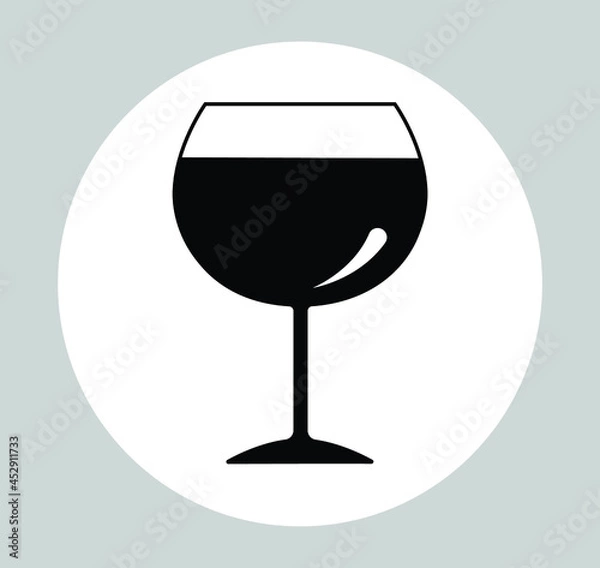 Obraz Human foot print silhouette, steps flat vector icon.