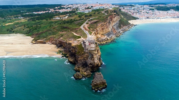Obraz Faro de Nazare dron
