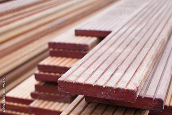 Obraz Stack of floorboards