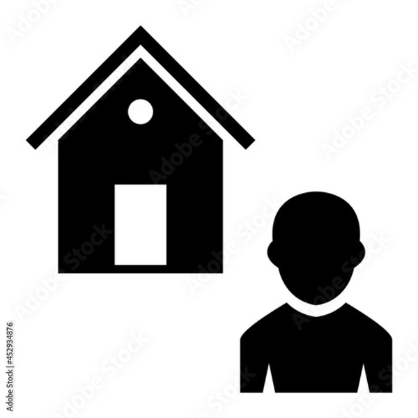 Obraz Vector Agent Glyph Icon Design