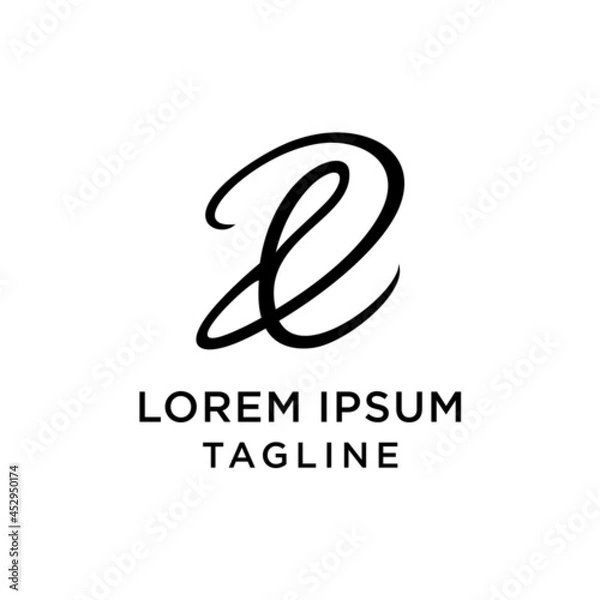 Fototapeta Abstract JL Logo Design Vector