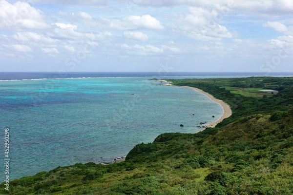 Fototapeta Hirakubozaki in Ishigaki island, Okinawa, Japan