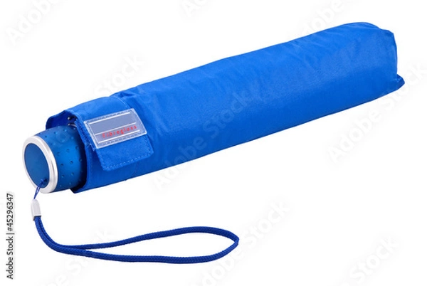 Obraz Taschenschirm in Hülle, blau