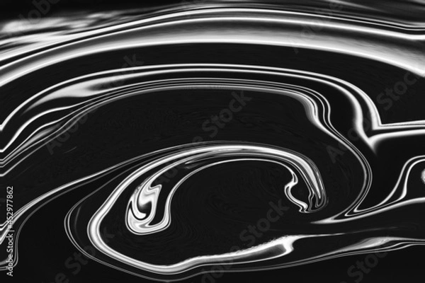 Obraz Psychedelic Abstract Modern Hand Painted Background Swirls Pattern Design