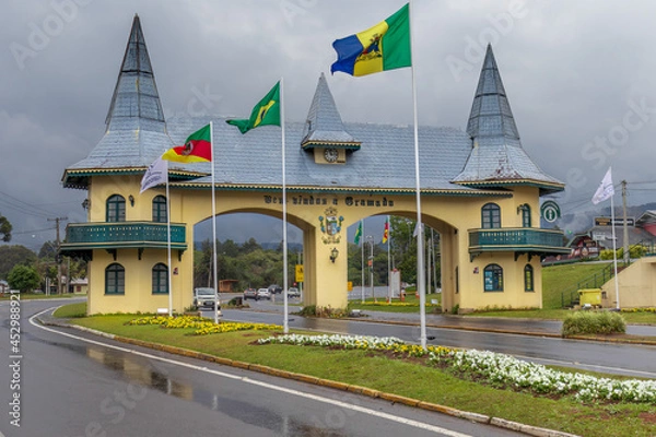 Fototapeta Pórtico de Gramado RS Rio Grande do Sul - Serra gaúcha