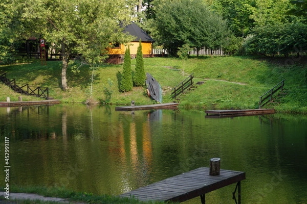 Fototapeta old farm house