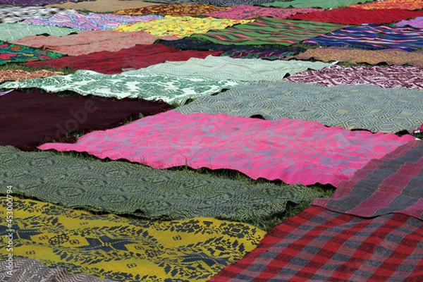 Obraz colored fabrics