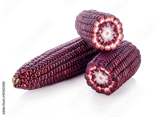 Obraz purple corn isolated on a white background