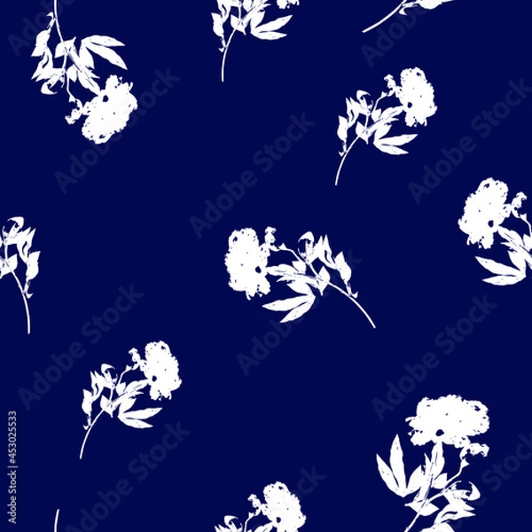 Obraz Seamless floral pattern in vector for your design.