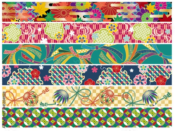 Fototapeta 和柄の帯