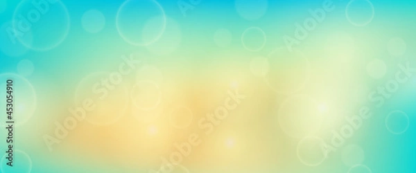 Fototapeta Abstract background with blur bokeh light effect