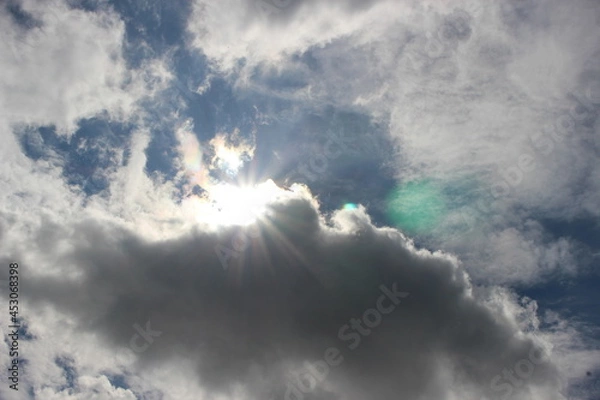 Fototapeta 자연이 주는 선물 태양과 구름과 하늘과 무지개
자연이준 무지개