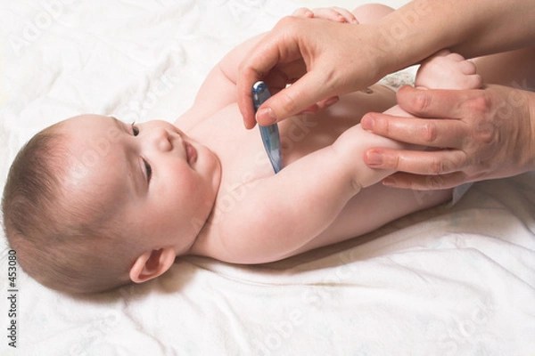 Obraz temperature and thermometer