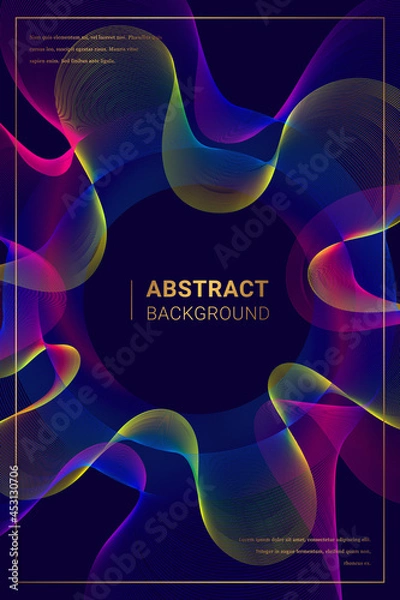 Fototapeta Modern festive vivid background