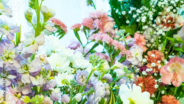 Fototapeta 葬儀花の背景