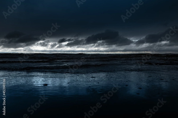 Obraz Dark and blue Baltic sea.
